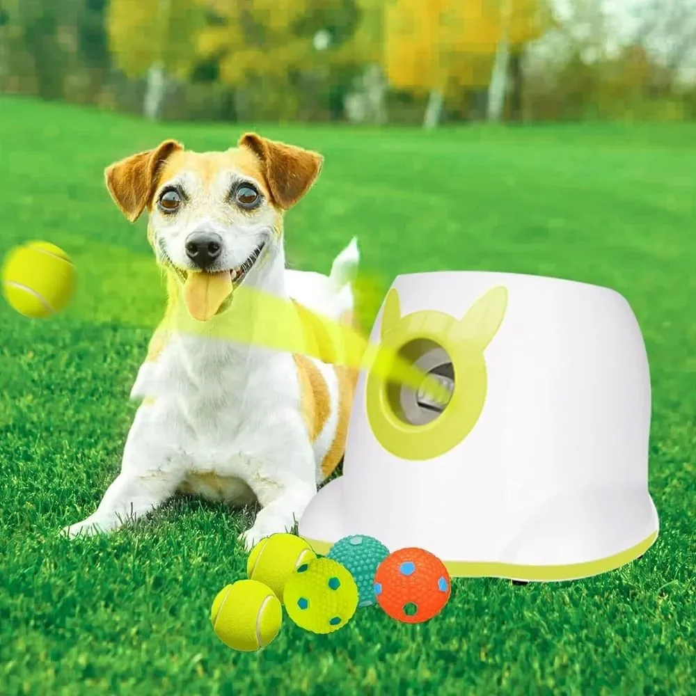 YEEGO‎ Automatic Dog Ball Launcher Thrower for Small Medium Dogs Indoor Outdoor